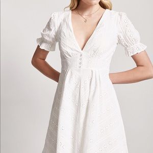White Eyelet Picnic dress